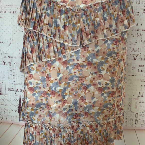 Floral midi dress with ruffle details - Picture 7 of 7